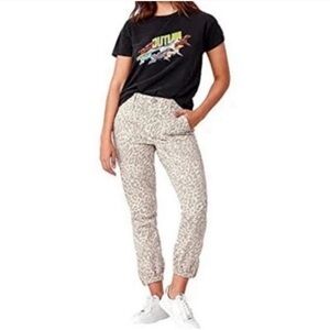 Paige Maisley Jogger in Neutral Animal Print size 26